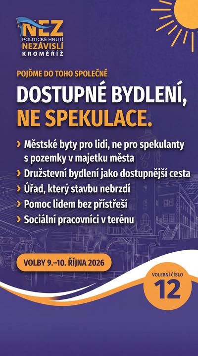 Plakát Dostupné bydlení